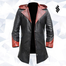 Load image into Gallery viewer, Devil Leather Trench Coat - Shearling leather
