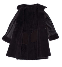 Load image into Gallery viewer, Shaunna's buttoned 3/4 length shearling coat - Shearling leather