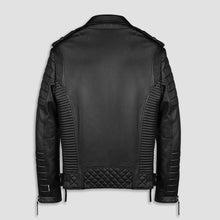 Load image into Gallery viewer, Men Vintage Biker Leather Motorcycle Jacket