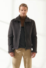 Load image into Gallery viewer, Nubuck leather shearling jacket