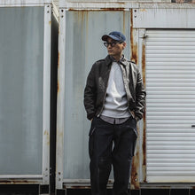 Load image into Gallery viewer, Men Horseskin Brown A2 Flying Leather Bomber Jacket