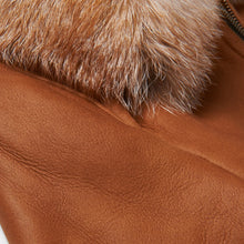 Load image into Gallery viewer, Men's B3 Brown Flying Aviator Shearling Bomber Jacket