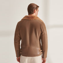 Load image into Gallery viewer, Men's B3 RAF Flying Airforce Shearling Aviator Jacket