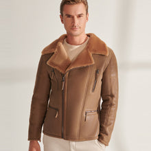 Load image into Gallery viewer, Men's B3 RAF Flying Airforce Shearling Aviator Jacket