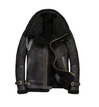 Load image into Gallery viewer, Black Shearling Jacket