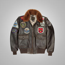 Load image into Gallery viewer, Men's Top Gun Maverick G-1 Flight Bomber Jacket