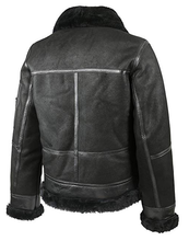 Load image into Gallery viewer, Mens Aviator B16 Sheepskin Shearling Jacket - Shearling leather