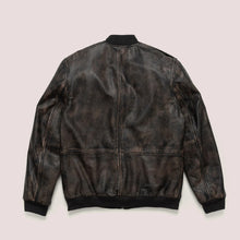 Load image into Gallery viewer, Mens B3 Pilot Black Sheepskin Flying Leather Bomber Jacket
