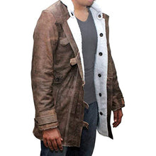 Load image into Gallery viewer, Mens Shearling Bomber Jacket 2