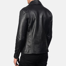 Load image into Gallery viewer, Black Leather Biker Jacket | Black Leather Jacket | Motorbike Jackets
