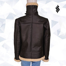 Load image into Gallery viewer, Women B3 Bomber Shearling Aviator Jacket