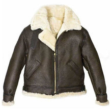 Load image into Gallery viewer, buy best shearling leather jackets, aviator leather jackets on sale
