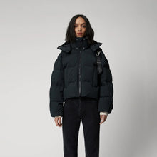Load image into Gallery viewer, Women Mate Black Winter Puffer Jacket