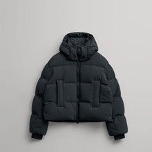 Load image into Gallery viewer, Women Mate Black Winter Puffer Jacket