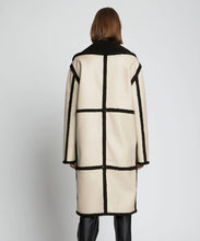 Load image into Gallery viewer, Women's Aviator Shearling Leather Trench Long Coat