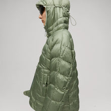 Load image into Gallery viewer, Women's Light Green Down Parka Jacket with Hood