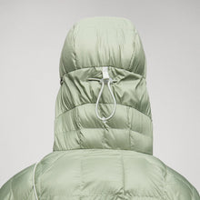 Load image into Gallery viewer, Women's Light Green Down Parka Jacket with Hood