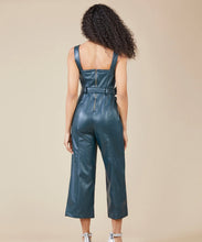 Load image into Gallery viewer, Women's Sleeveless Utility Leather Jumpsuit