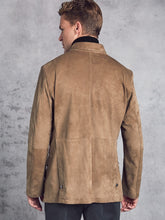 Load image into Gallery viewer, Brown Leather Jacket - Shearling leather
