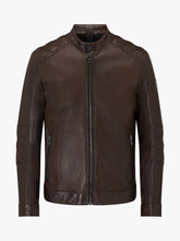 Load image into Gallery viewer, Brown Leather Jakcet - Shearling leather