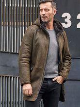 Load image into Gallery viewer, Jacket Long Trench Coat Removable Hooded Fur Outwear Warmest Winter Overcoat