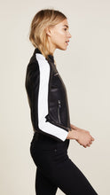 Load image into Gallery viewer, Michel Black Racer Leather Jackets - Shearling leather