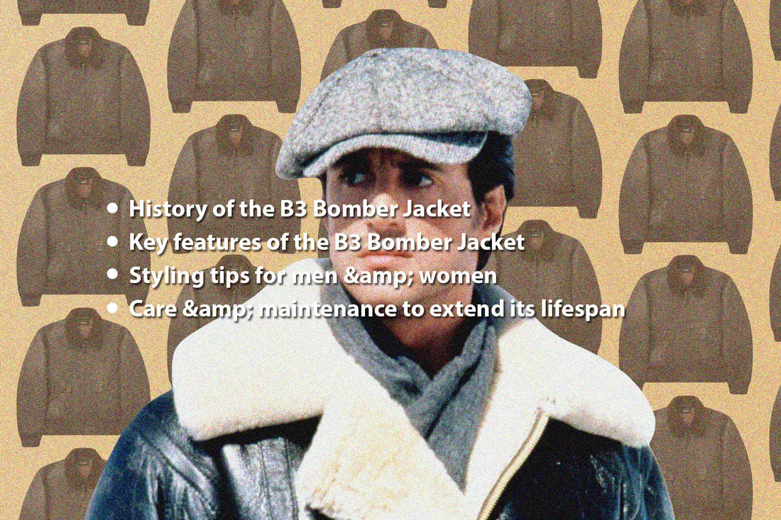 b3 bomber shearling jacket