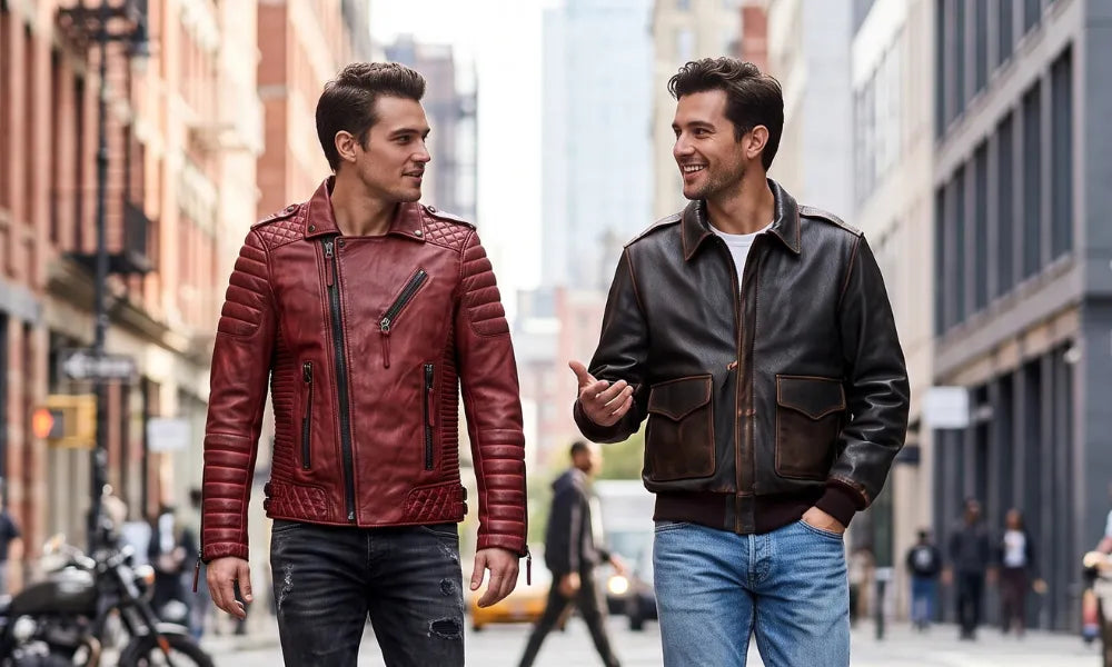 Biker Jacket vs Bomber Jacket: Which Leather Style Is Right for You?