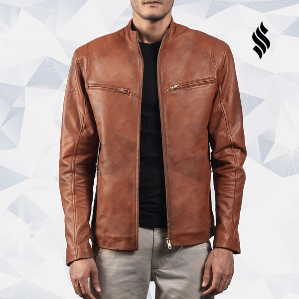 Mens Leather Jacket as gifts & Shearling Aviator Bomber Leather Jacket
