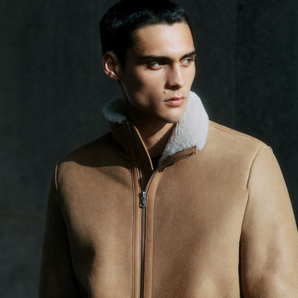 Warm Embrace - The Leather Sherpa Jacket