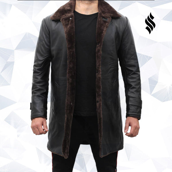 Why Choose Men's Black Shearling Coat?