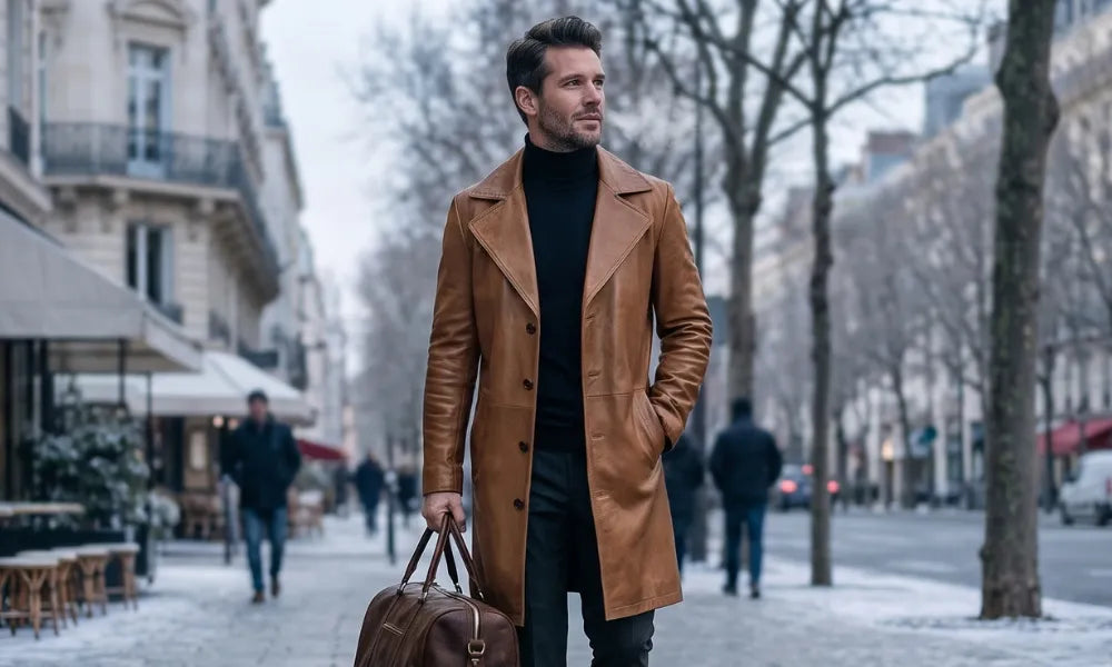 Leather Trench Coat Outfit Ideas That Never Miss
