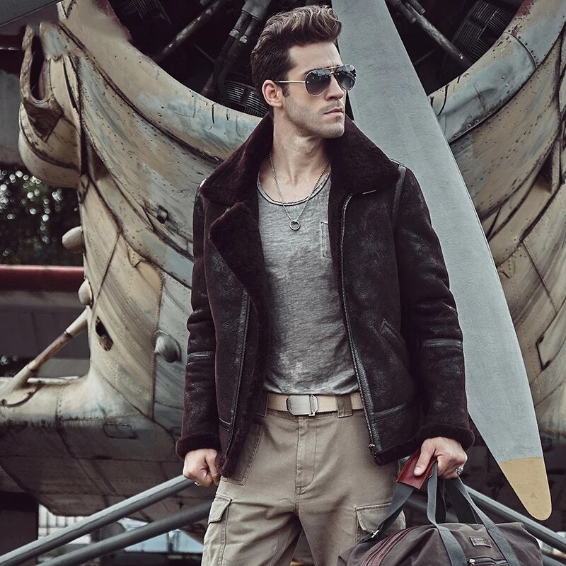 Sheepskin Leather Jackets & coats