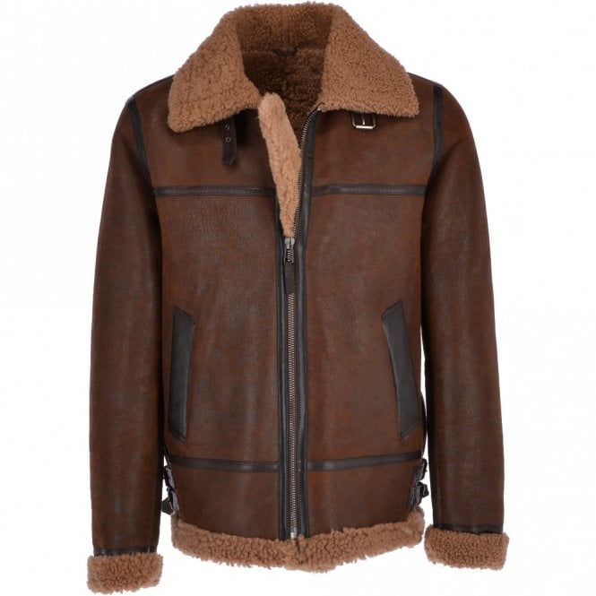 Mens Brown Leather Jacket & Leather Trench Coat