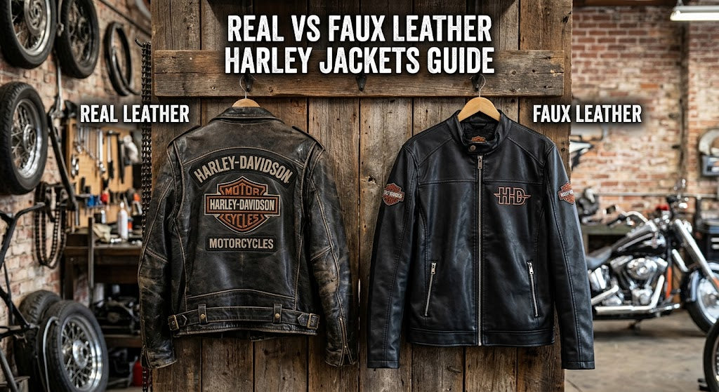Real Leather vs Faux Leather Harley-Davidson Jackets