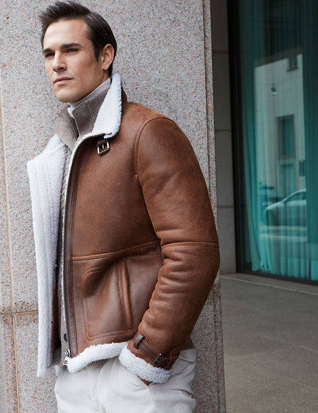 Embrace Luxurious Warmth: The Timeless Appeal of Men's Sheepskin Coats