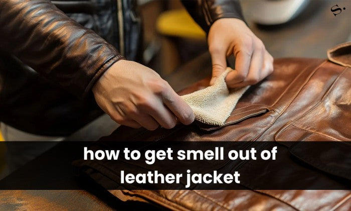 how to get smell out of leather jacket