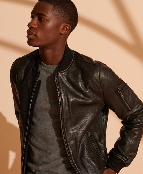 How to clean a leather bomber jacket