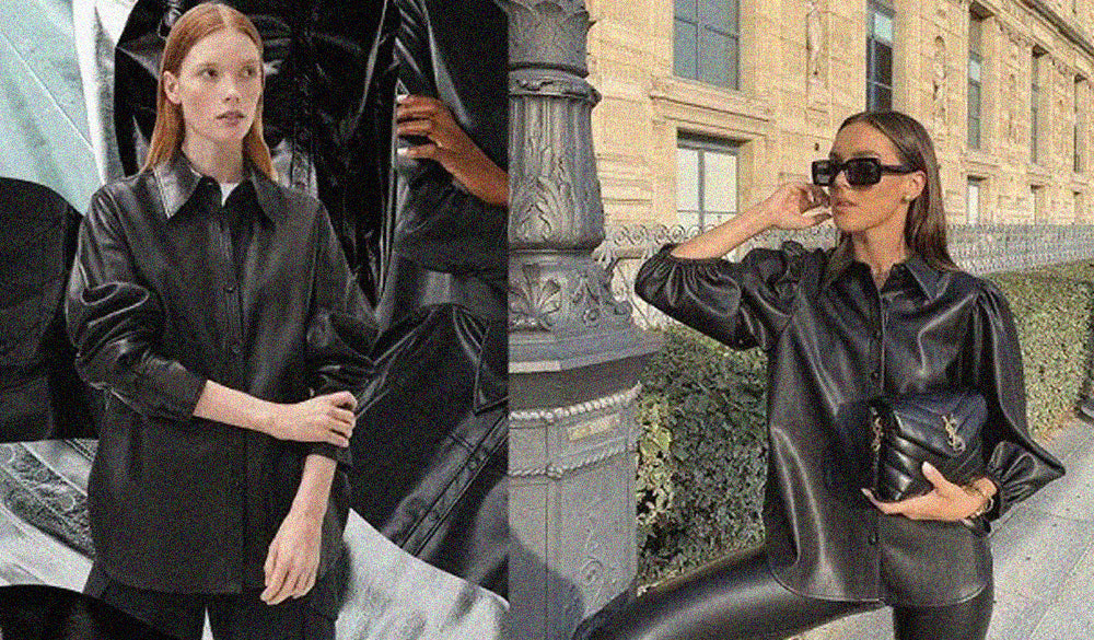Unique Style and Texture of leather Shirts