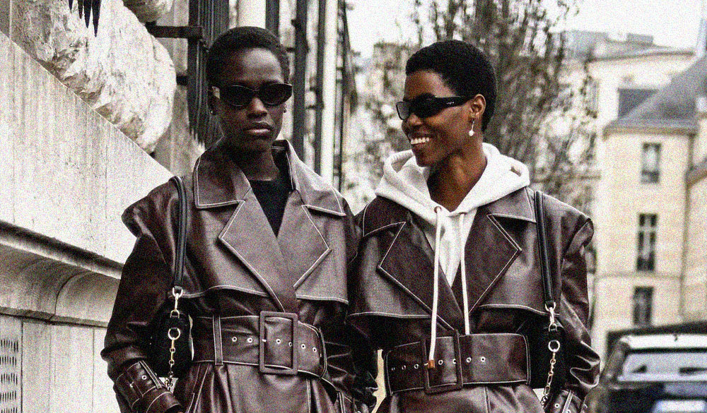 leather trench coat for men and women