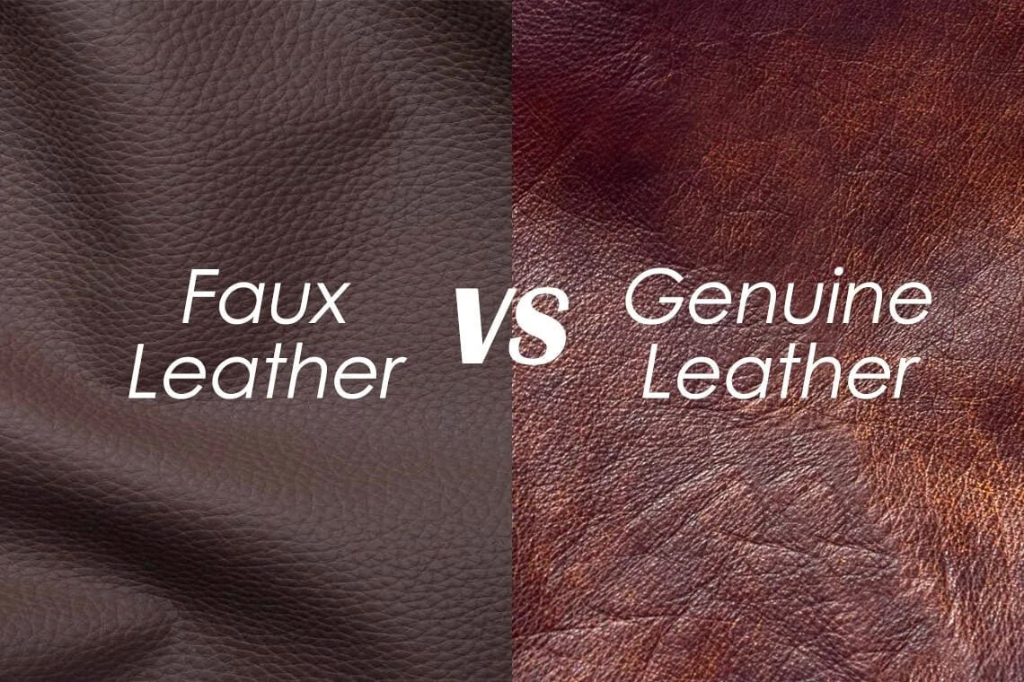 real leather vs faux leather