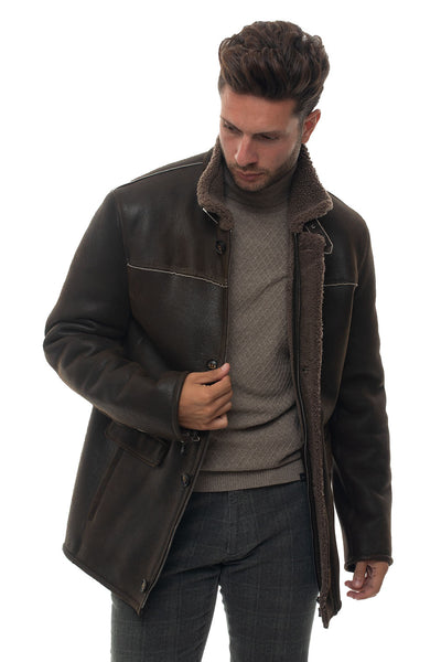 Leather Bomber Jackets & Shearling Jacket