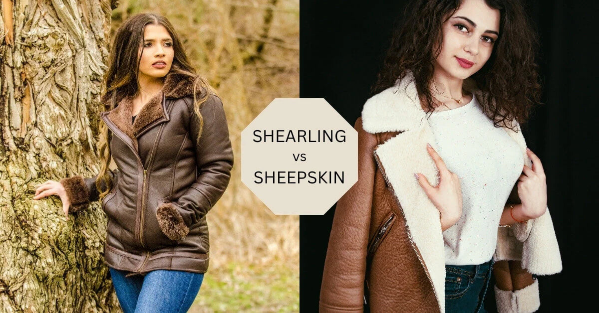 sheepskin vs shearling jacket