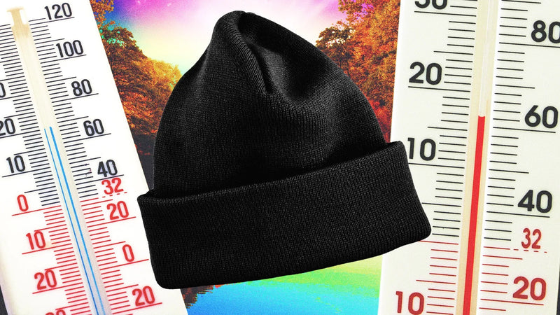 black beanie cap