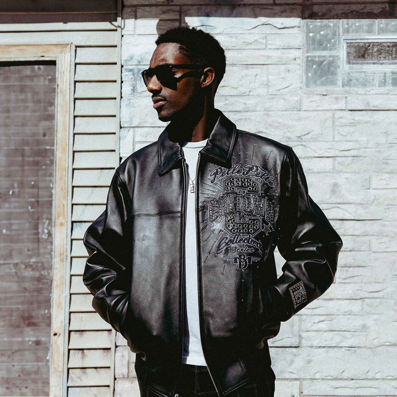 pelle pelle leather jacket