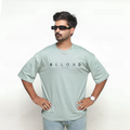 Premium Olive Green Drop Shoulder T-Shirt
