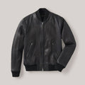 Mens Military A-1 Pilot Leather Bomber Jacket