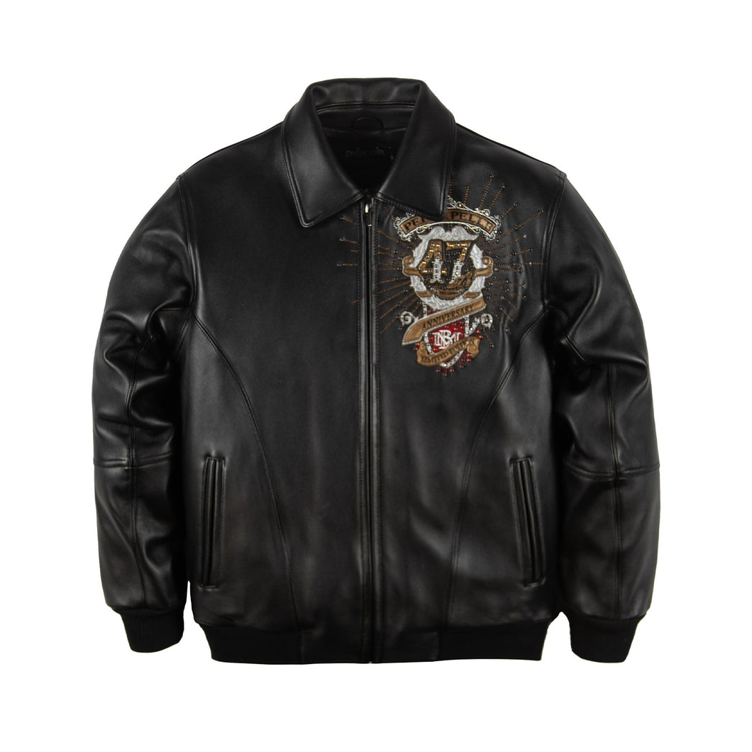 Pelle Pelle Black 47th Collectors Series Leather Jacket