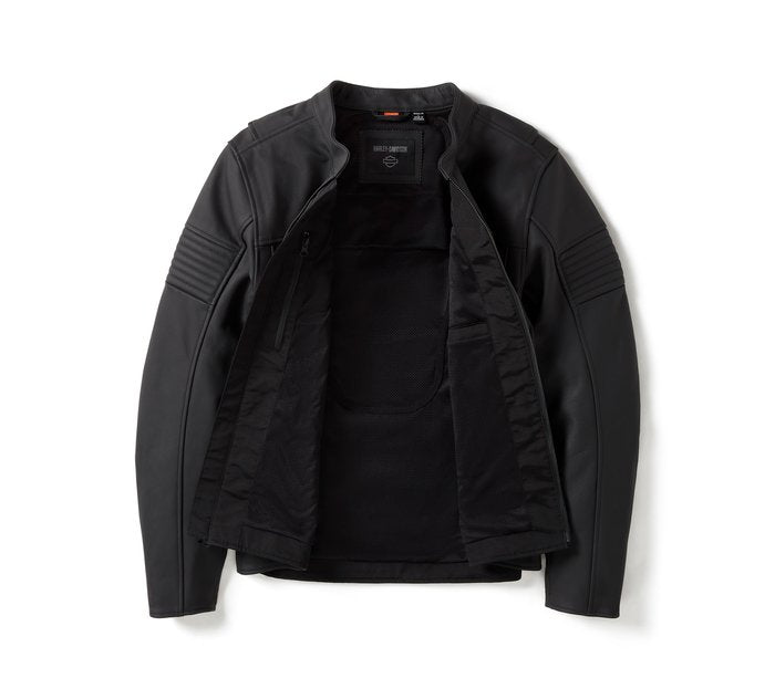 Black jacket on a white background

