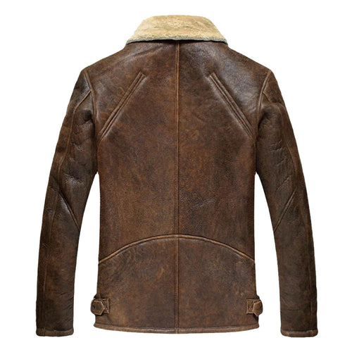 Aquaman Jason Momoa Justice League 2017 Movie Brown Leather Fur Coat - Shearling leather